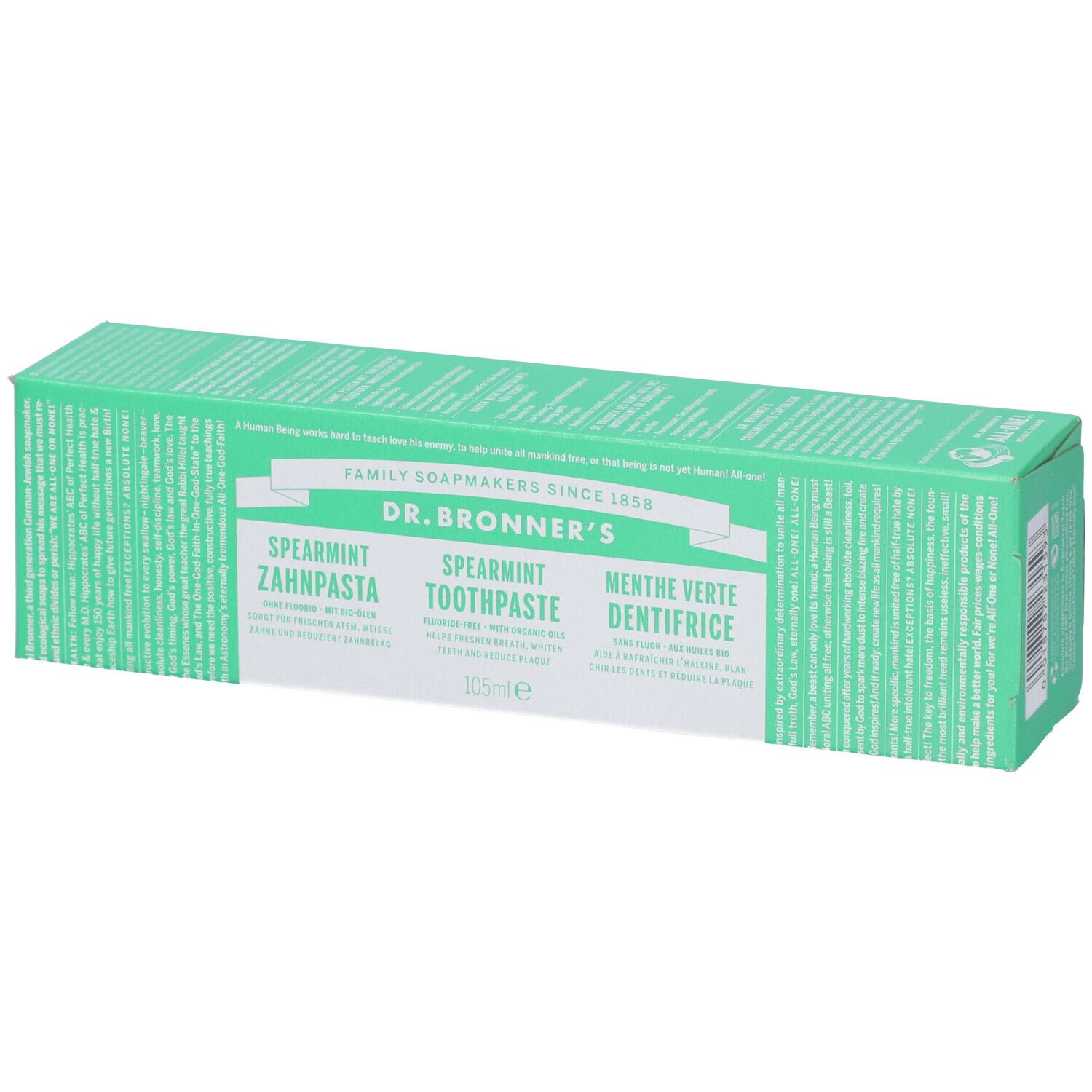 Dr. Bronner’s Dentifricio All-One Menta Verde 140 g