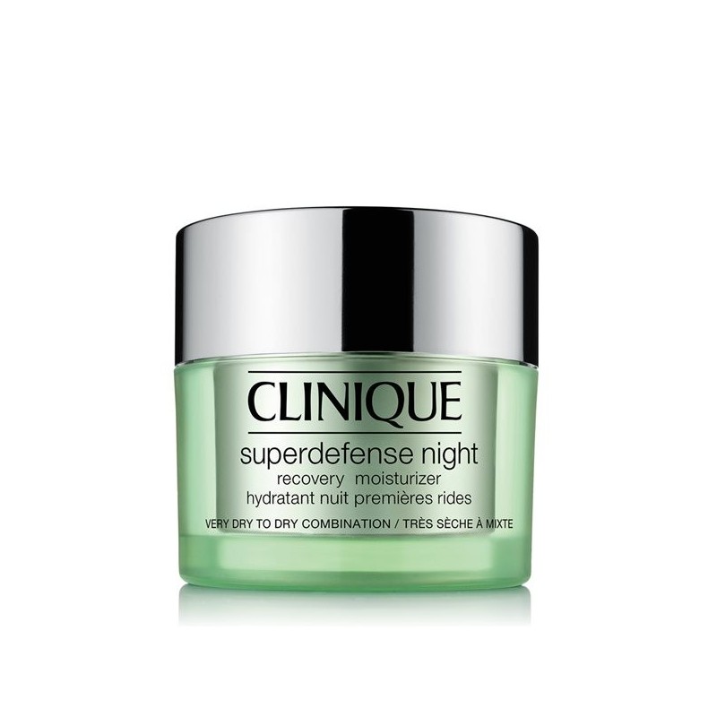 Clinique Superdefense™ Crema Notte Idratante Anti-età Pelle Da Molto Secca a Mista 50 ml notte