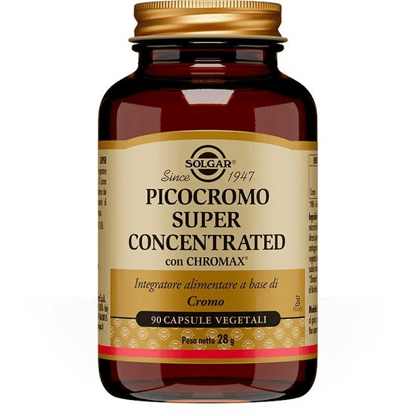 Solgar Picocromo Super Concentrato Integratore Antiglicemico 90 Capsule