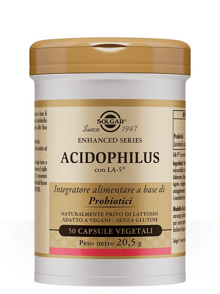 Solgar Acidophilus LA-5 Integratore Probiotici 50 Capsule — confronto prezzi
