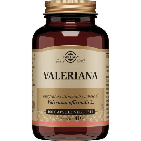 Solgar Valeriana Integratore Rilassante 100 Capsule Vegetali