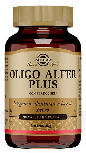 Solgar Oligo Alfer Plus Integratore di Ferro 90 Capsule — confronto prezzi