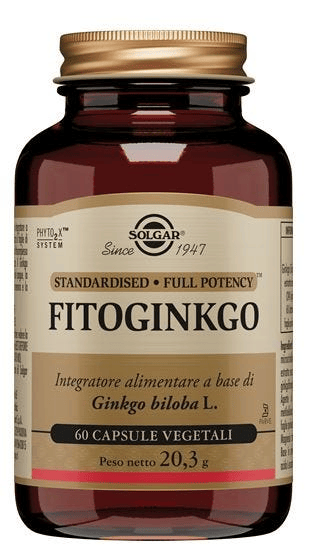 Solgar Fitoginkgo Integratore Antiossidante 60 Capsule Vegetali — confronto prezzi