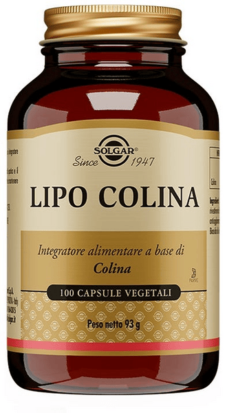 Solgar Lipo Colina Integratore di Colina 100 Capsule — confronto prezzi
