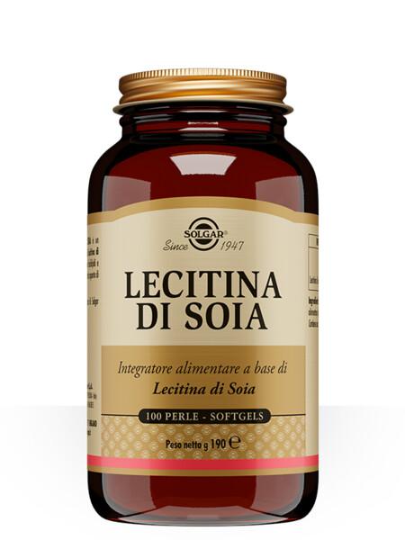 Solgar Lecitina Di Soia Integratore Funzione Epatica 100 Perle Softgels