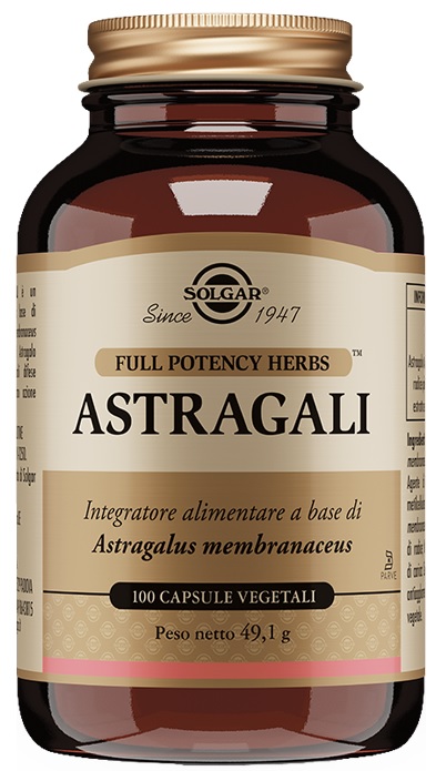 Solgar Astragali 100 Capsule Vegetali Integratore per Rafforzare il Sistema Immunitario