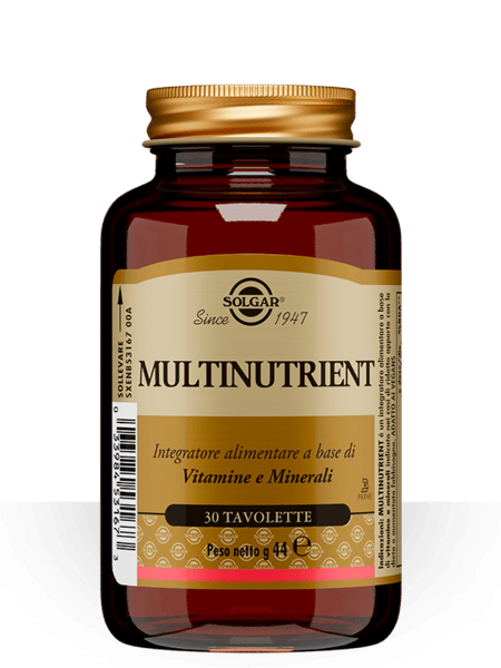 Solgar Multinutrient Integratore Vitaminico 30 Tavolette