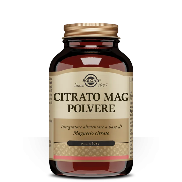 Solgar Citrato Mag Polvere Integratore per la Riduzione Stanchezza 108 g — confronto prezzi