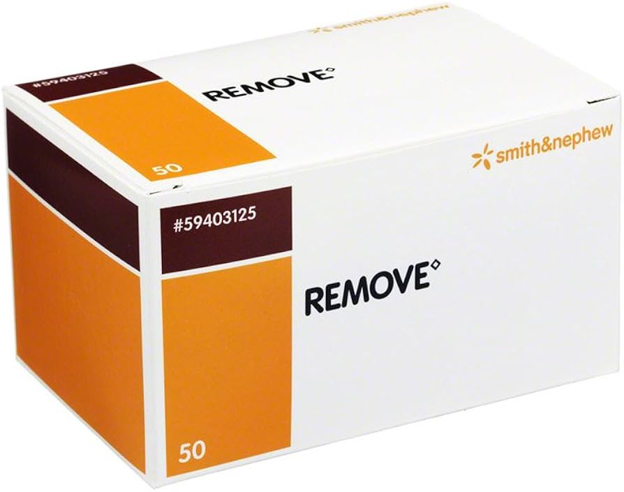 Remove Salviette Rimuovi Adesivo 50 Pezzi