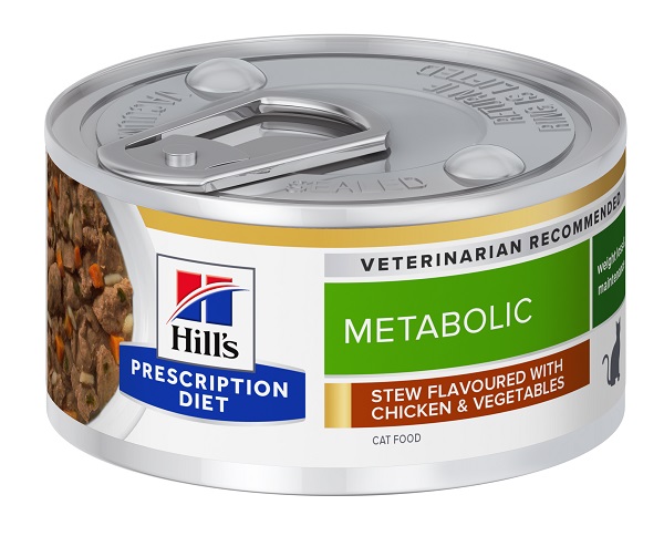 HILL'S GATTO DIET METABOLIC WEIGHT MANAGEMENT POLLO VERDURE 82GR (lattina)