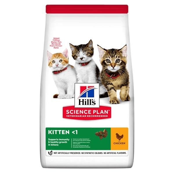 Hill's Science Plan Kitten Crocchette Per Gattini Età -1 Al Pollo Sacco 1,5Kg
