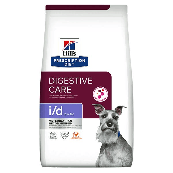 Hill's Prescription Diet I/D Low Fat Crocchette Al Pollo Per Cani Sacco 1,5Kg — confronto prezzi