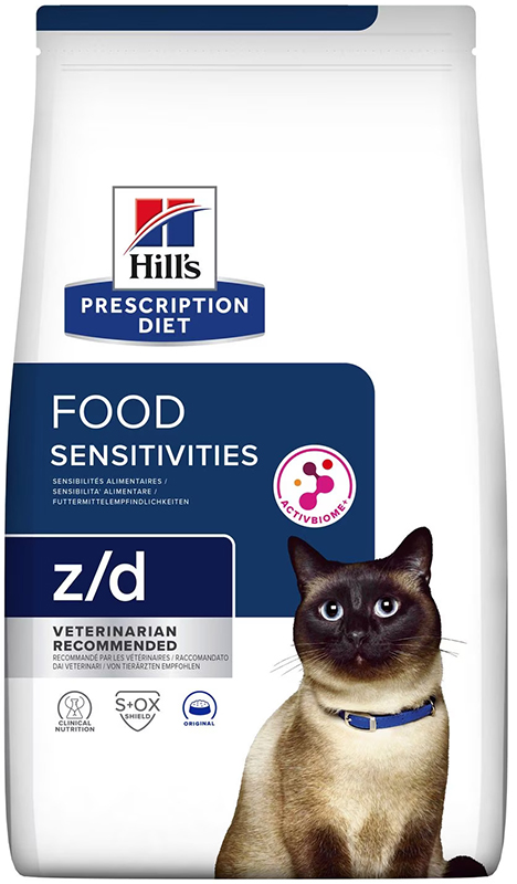 Hill's Prescription Diet Z D Food Sensitivities Gatto Alimento Secco 1,5 kg — confronto prezzi