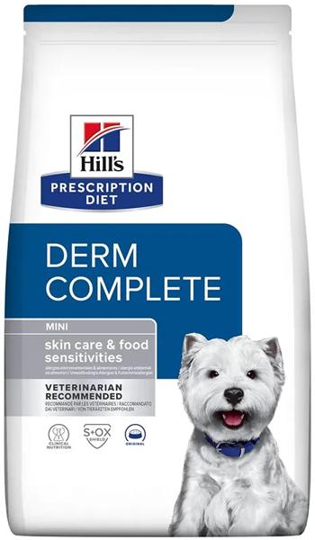 Hill's Prescription Diet Derm Complete Mini Alimento Secco per Cani di Piccola Taglia 1 kg
