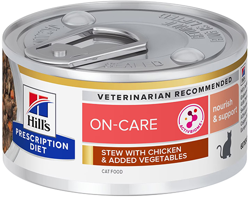 HILL'S GATTO DIET ON-CARE NOURISH SUPPORT STEW BIOME POLLO 82GR (lattina)