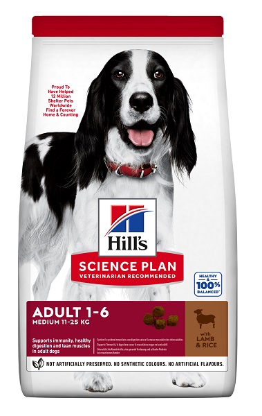 Hill's Science Plan Adult Medium Con Pollo Cibo Secco Per Cani 12 kg