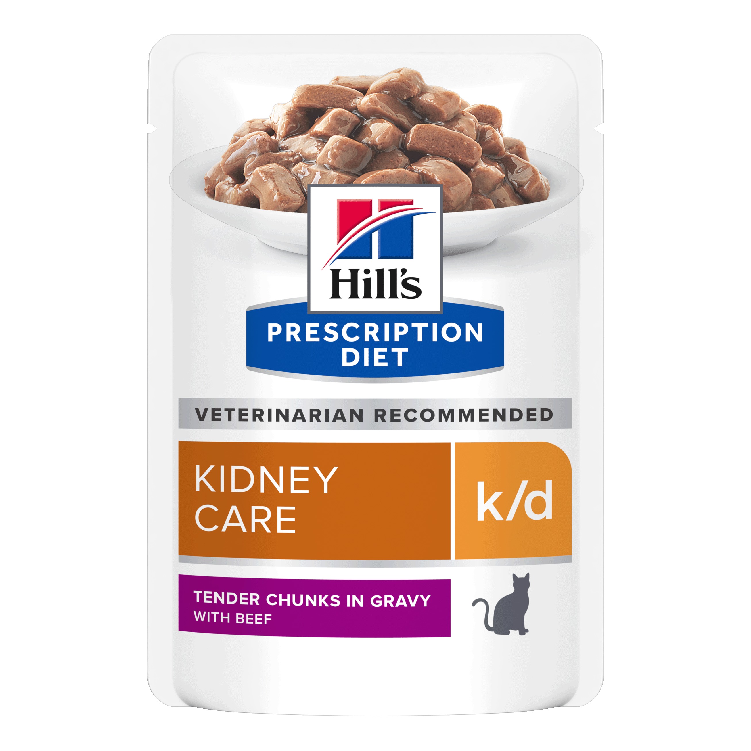 Hill's Prescription Diet K/D Kidney Care Bocconcini Manzo Per Gatti Bustina 85G