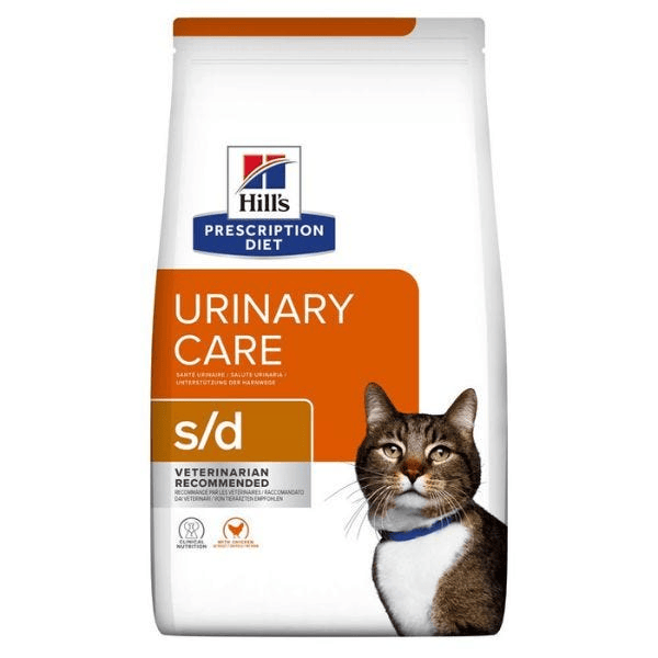 Hill's Prescription Diet S/D Urinary Care Crocchette Di Pollo Per Gatti Sacco 1,5Kg