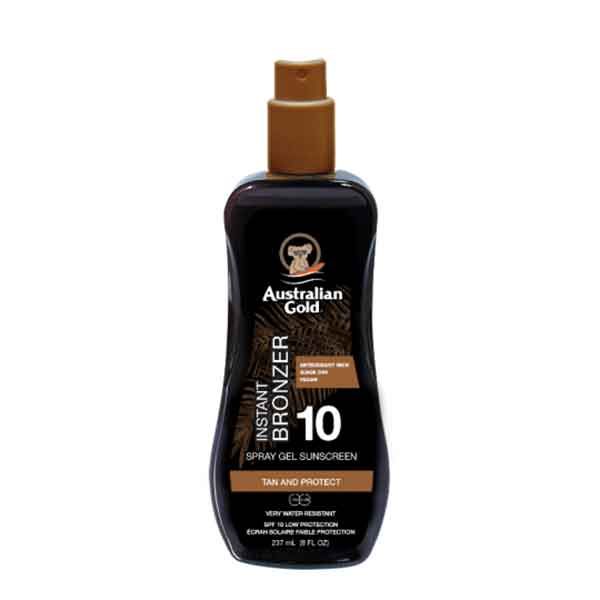 Australian Gold Gel Spray SPF10 Con Effetti Bronzer 237 ml