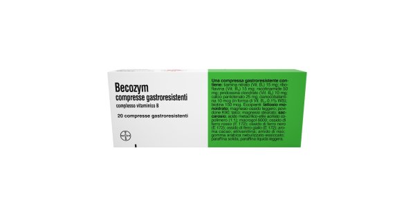 Becozym Vitamine Gruppo B 20 Compresse Gastroresistenti — confronto prezzi