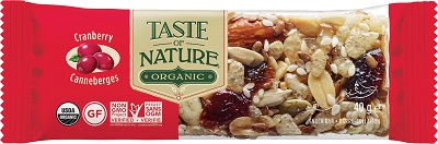 Taste of Nature Organic Barretta ai Mirtilli Rossi Bio 40g — confronto prezzi