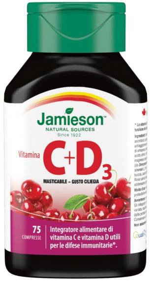 Jamieson Vitamina C+D3 Integratore Per Il Sistema Immunitario 75 Compresse — confronto prezzi