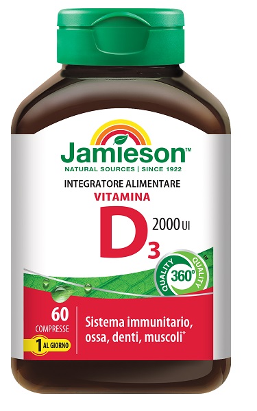 JAMIESON VITAMINA D3 2000UI 60 COMPRESSE — confronto prezzi