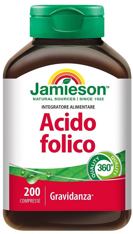 Jamieson Acido Folico Integratore 200 Compresse