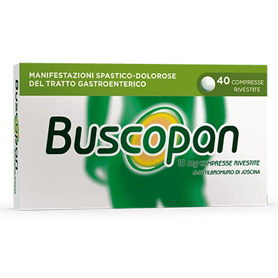 Buscopan Crampi Addominali 40 Compresse Mal di Pancia e Dolori