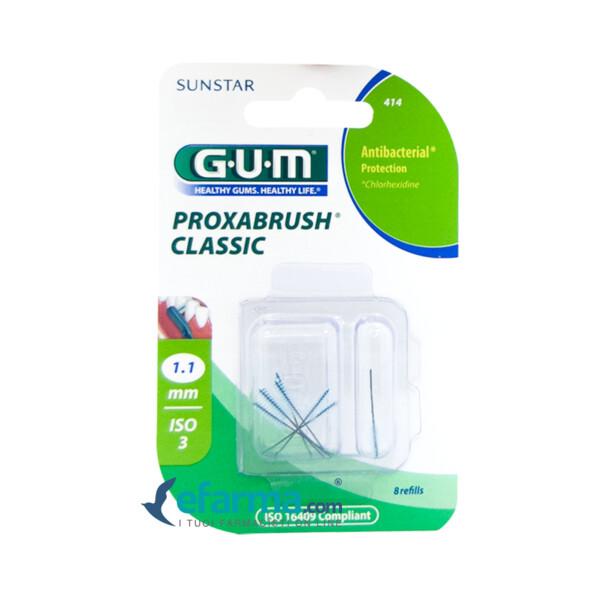 Gum Proxabrush Classic 414 Scovolino Interdentale Ultrafine Conico 8 pezzi — confronto prezzi
