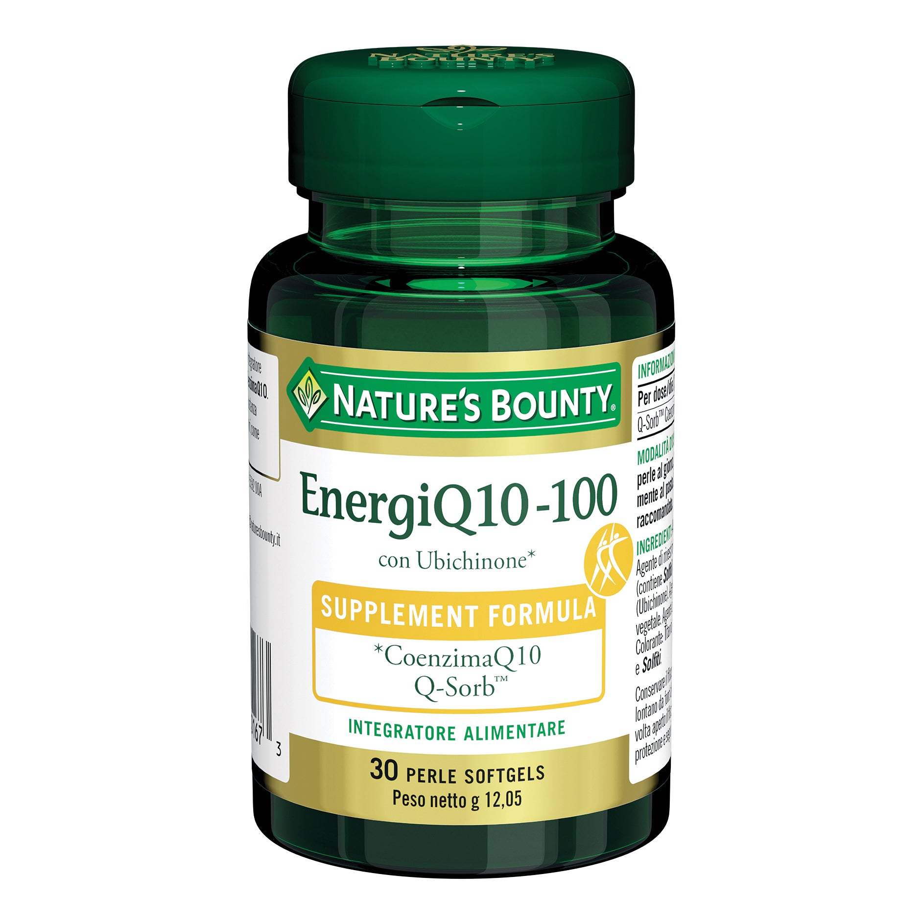 Nature's Bounty EnergiQ10-100 Integratore CoEnzimaQ10 30 Perle