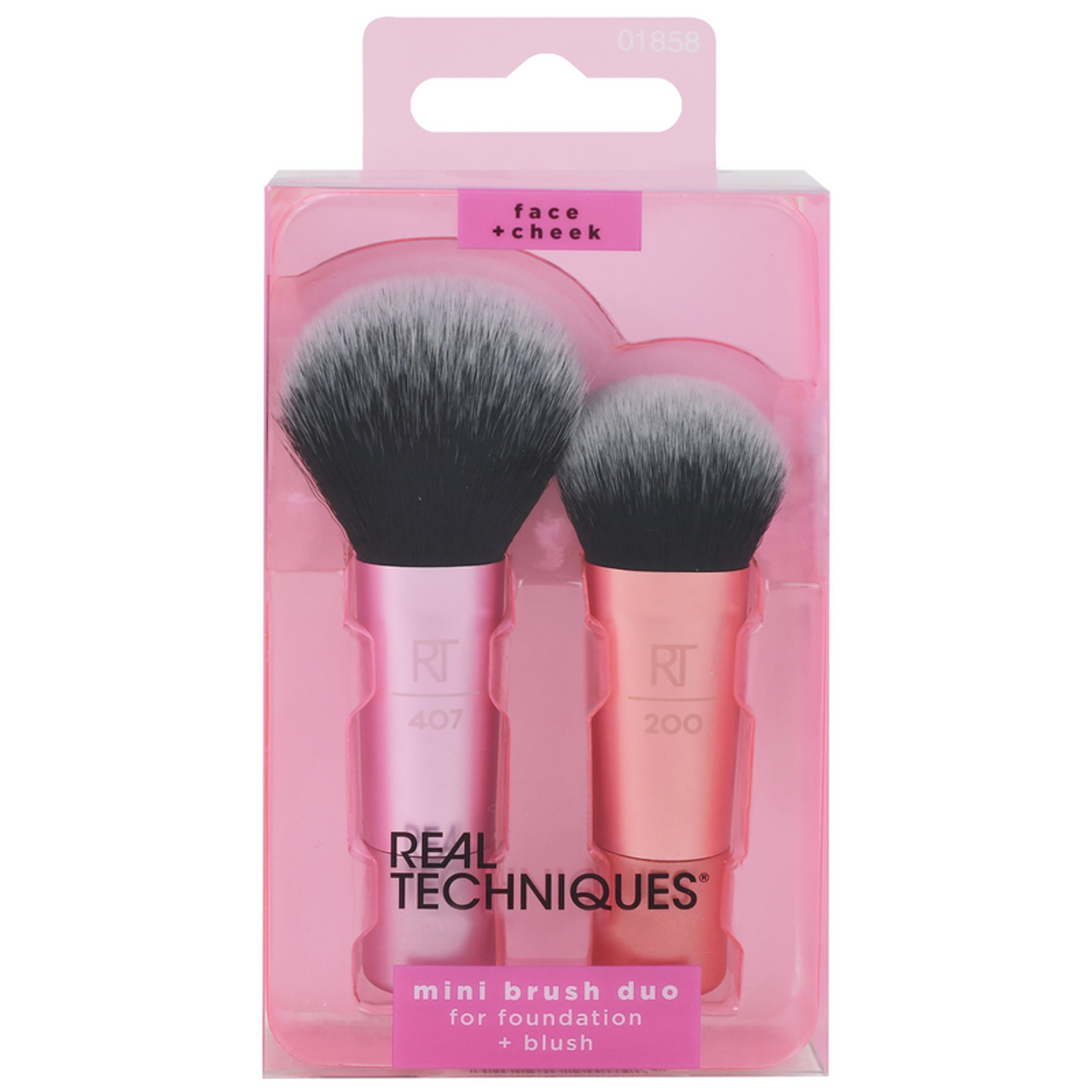 Real Techniques Mini Pennelli Blush E Fondotinta Viso