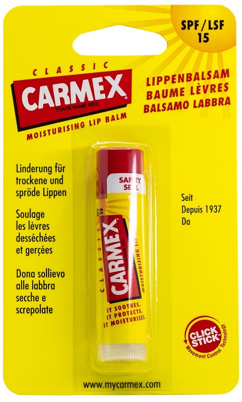 Carmex balsamo labbra classico spf15 4,25 g — confronto prezzi