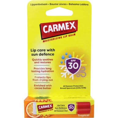 Carmex - Balsamo Labbra Tropical SPF 30 Confezione 1 Pezzo