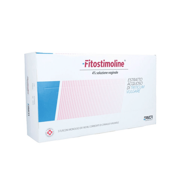 Fitostimoline 4% Soluzione Vaginale Estratto Acquoso Di Triticum Vulgare 5x140 ml Con Cannula Vaginale