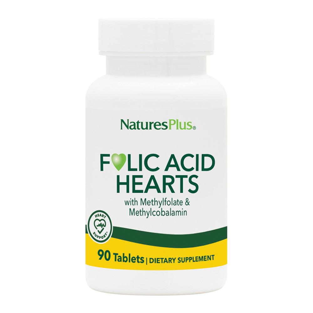 Folic Acid Hearts +B6 B12 90 Tavolette 28 g Compresse masticabili