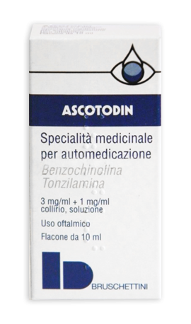Ascotodin N-metilbenzochinolina metilsolfato Collirio Flacone 10 ml