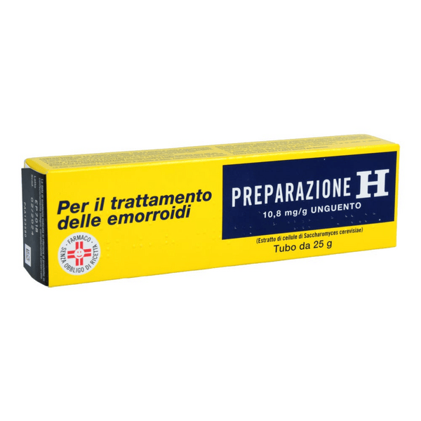 Preparazione H Crema per Trattamento Emorroidi e Ragadi Anali 25 gr