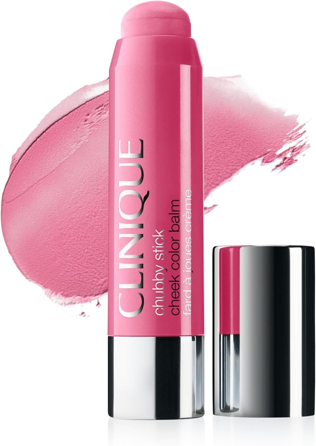 Clinique Chubby Stick Cheek Colour Balm Poppin Pink Blush In Stick