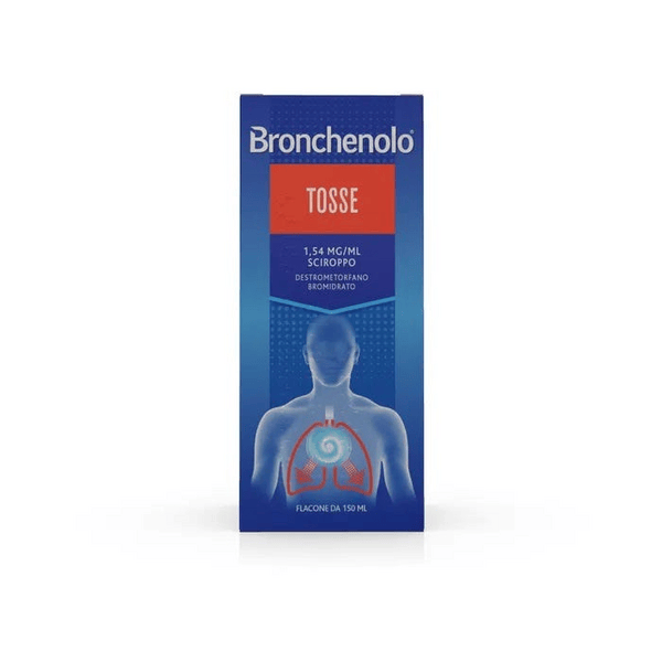 Bronchenolo Tosse Sciroppo Sedativo 1,54 mg/ml Destrometorfano Bromidrato 150 ml — confronto prezzi