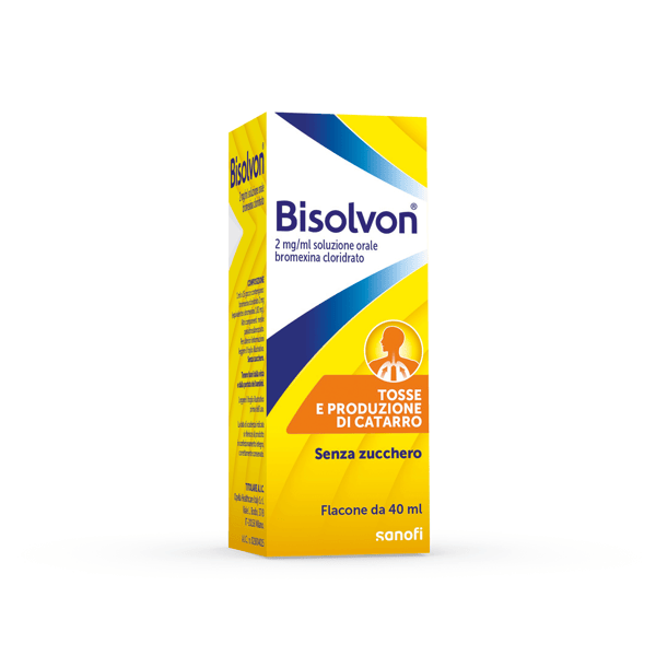 Bisolvon Sciroppo Tosse Gocce 40 ml Mucolitico Contro Catarro e Tosse Grassa