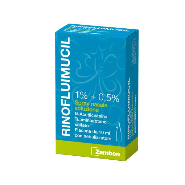 RinoFluimucil Spray Nasale 1%+0,5% N-Acetilcisteina Riniti 10 ml