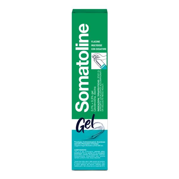 Somatoline Gel 0,1% + 0,3% Anticellulite Flacone Multidose con Dosatore 250 ml