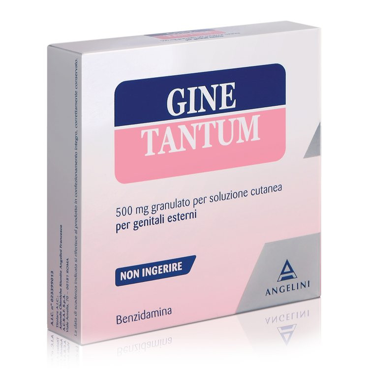 Ginetantum Granulato 500 mg Benzidamina cloridrato 10 Bustine Vaginali