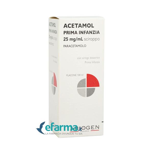 Acetamol Prima Infanzia Paracetamolo Sciroppo 100 ml