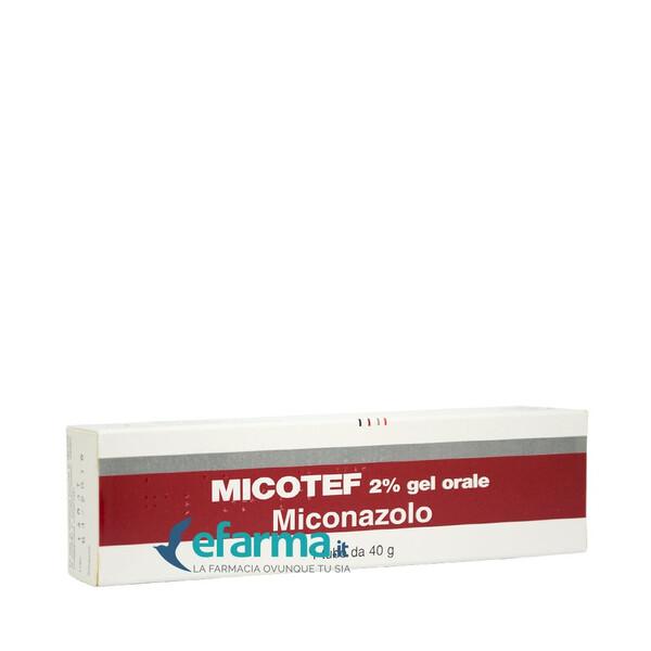Micotef 2% Miconazolo Gel Orale 40 gr