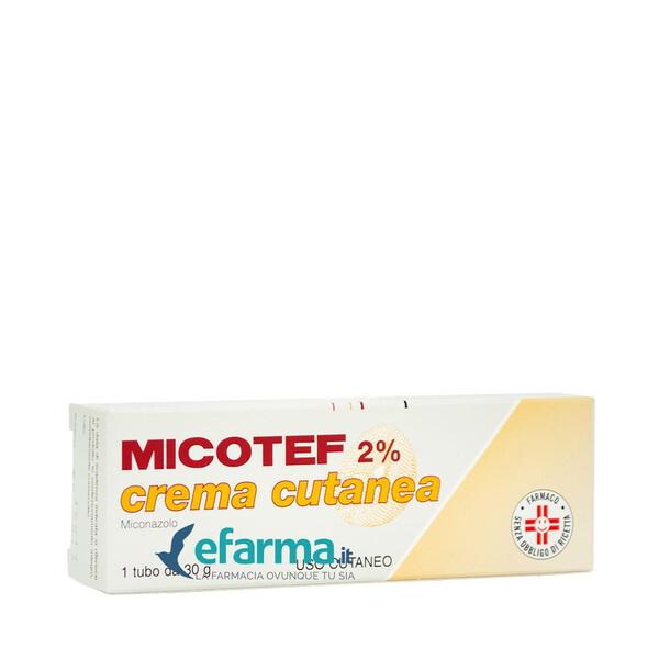 Micotef 2% Miconazolo Crema Cutanea 30g — confronto prezzi