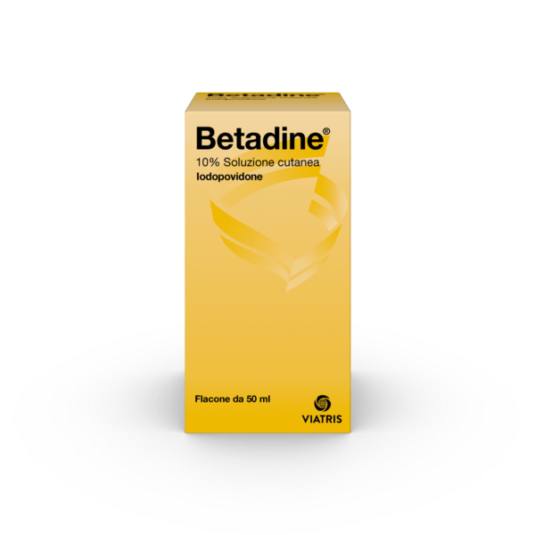 Betadine 10% Iodopovidone Soluzione Cutanea Flacone 50 ml