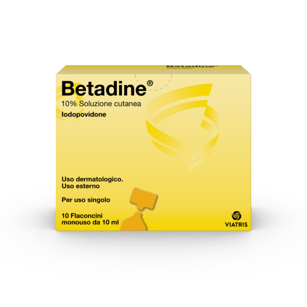 Betadine 10% Soluzione Cutanea Flaconcini Monouso 10x10 ml