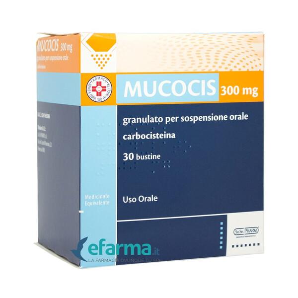 Mucocis Granulato 300 mg Carbocisteina Mucolitico 30 Bustine 5g